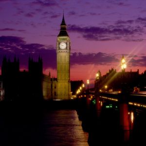 Big Ben ao Pôr do Sol