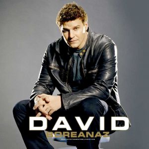David Boreanaz em Jaqueta de Couro