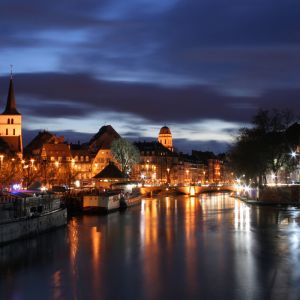 Paisagem Noturna de Estrasburgo