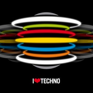 Eu Amo o Design Abstrato Techno