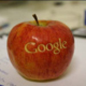Logotipo do Google na Maçã