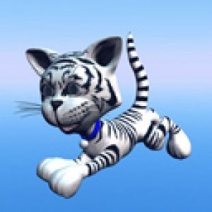 Tigre de Desenho Animado Fofo