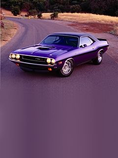 Carro Muscle Clássico Roxo