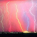 Impressionante Tempestade de Raios