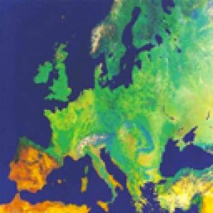 Mapa Satelital da Europa