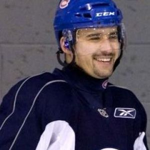 Jogador de Hockey Sorridente