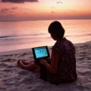 Pôr do sol na praia