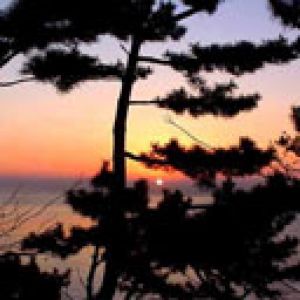 Pôr do Sol sobre o Oceano