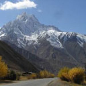 Montanhas Neve Majestosas