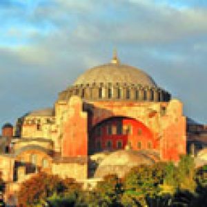 Vista Impressionante da Hagia Sophia