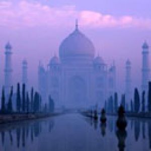 Taj Mahal ao Entardecer