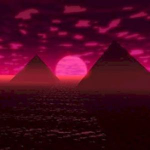 Pirâmides ao Pôr do Sol