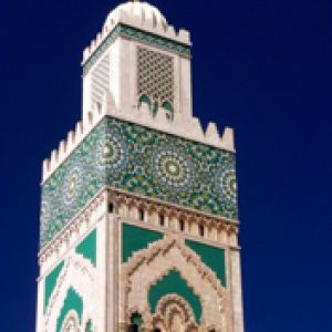 Belo Minarete de Mesquita