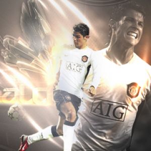 Arte de Futebol de Cristiano Ronaldo