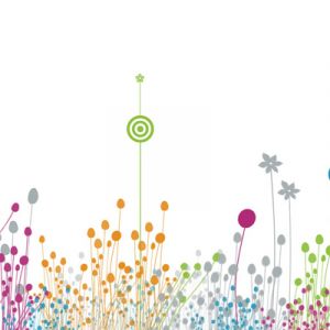 Design Floral Abstrato Colorido