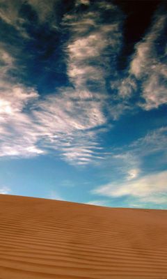 Céu e Dunas do Deserto - wallpaper preview