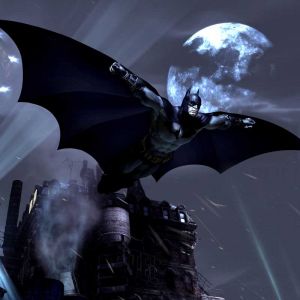 Batman Voando em Gotham