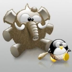 Elefante e Pinguim Fofo em Desenho Animado