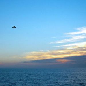 Pôr do Sol Sereno no Oceano
