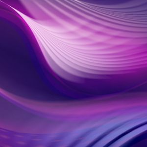 Design Abstrato de Ondas Roxas