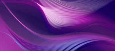Design Abstrato de Ondas Roxas