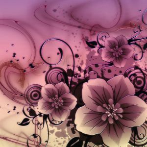 Arte Abstrata Floral