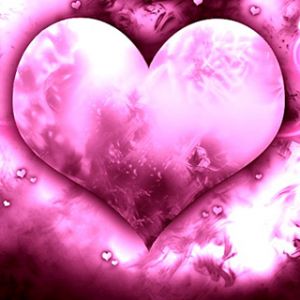 Fundo Coração Rosa Amor