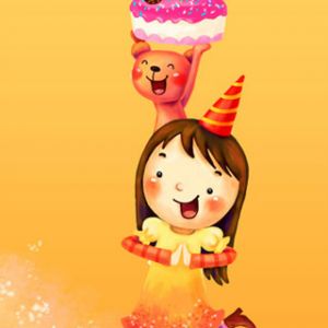 Celebração de Aniversário com Bolo