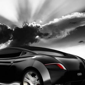 Audi Preto Elegante