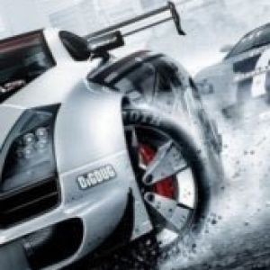 Carros de Corrida em Alta Velocidade