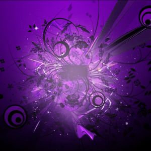 Design Abstrato Roxo Vibrante