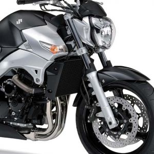 Motocicleta Prata Elegante