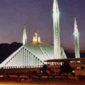 Mesquita Faisal à Noite