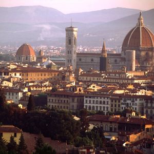 Panorama de Florença ao Pôr do Sol