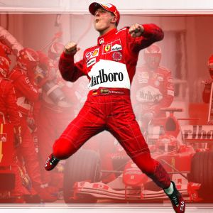 Celebração de Michael Schumacher na Ferrari
