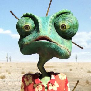 Personagem de Camaleão Engraçado
