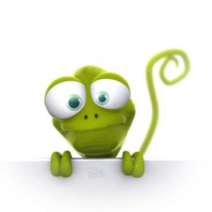 Sapo Cartoon Verde Fofo