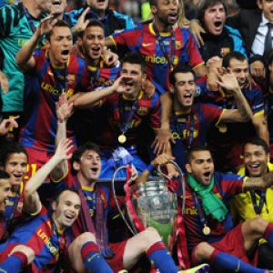 Celebração dos Campeões FC Barcelona