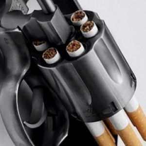 Revólver com Cigarros