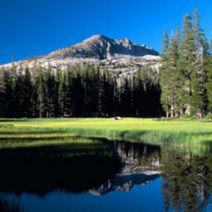 Reflexo da Montanha em Lago Sereno