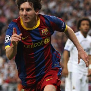 Lionel Messi Celebrando um Gol