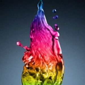 Splash de Água Colorido