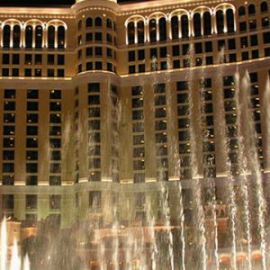 Fontes do Bellagio à Noite
