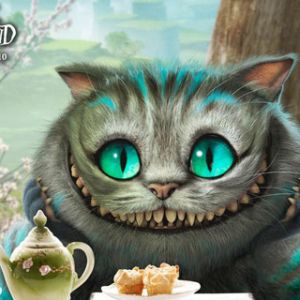 Gato de Cheshire de Alice no País das Maravilhas