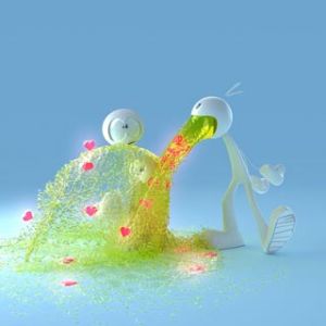 Ilustração de Amor Fofa