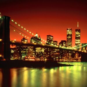 Ponte do Brooklyn ao Pôr do Sol