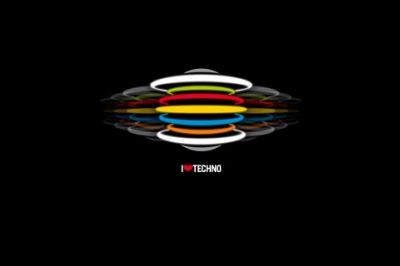 Fundo I Love Techno