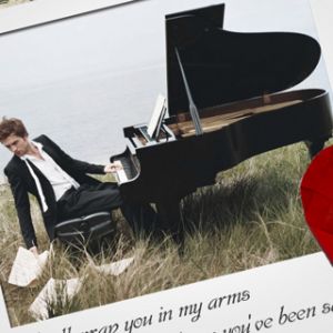 Pianista na natureza
