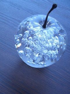 Maçã de Cristal com Bolhas