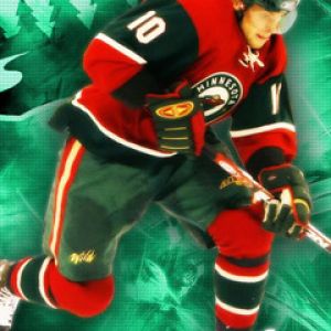 Jogador de Hockey em Ação